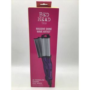 TIGI Bed Head Massive Shine Wave Artist 2x Tourmaline Ceramic Waver Curling Iron